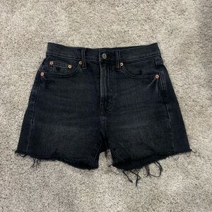 Gap Black Denim High Rise Women's Shorts